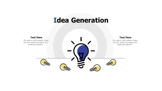 Idea Generation Ppt PowerPoint Presentation Model Slides