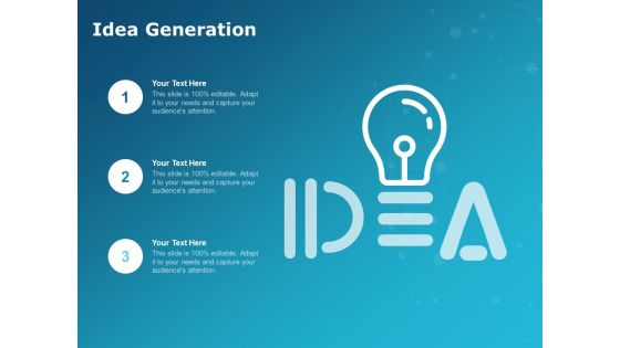 Idea Generation Ppt PowerPoint Presentation Portfolio Topics