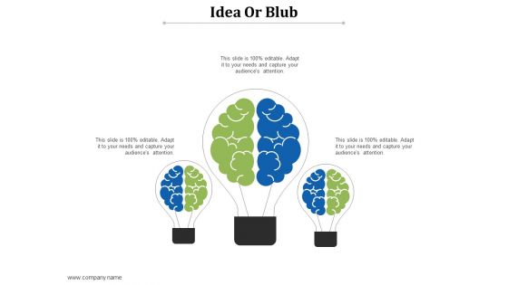 Idea Or Blub Ppt PowerPoint Presentation Show Infographics