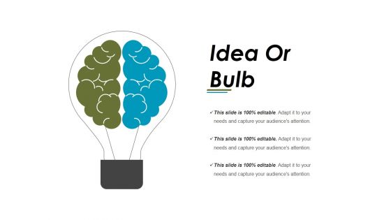 Idea Or Bulb Ppt PowerPoint Presentation Professional Background Designs