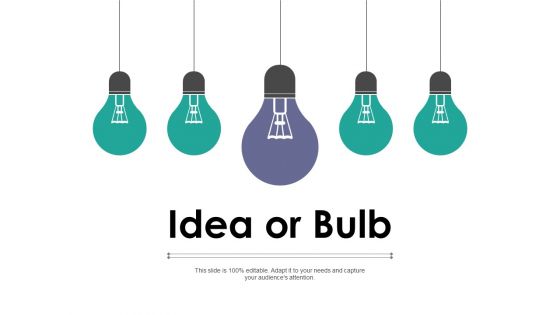 Idea Or Bulb Technology Ppt PowerPoint Presentation Influencers