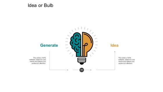 Idea Or Bulb Technology Ppt PowerPoint Presentation Infographics Images