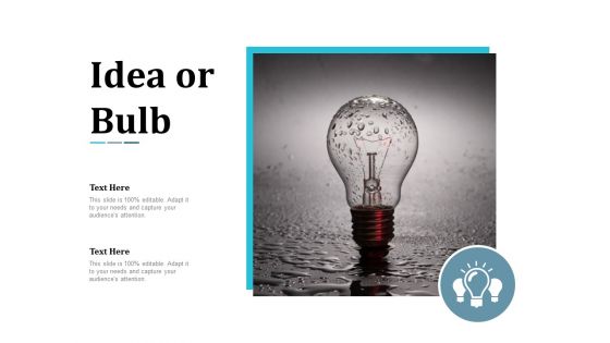Idea Or Bulb Technology Ppt Powerpoint Presentation Pictures Grid
