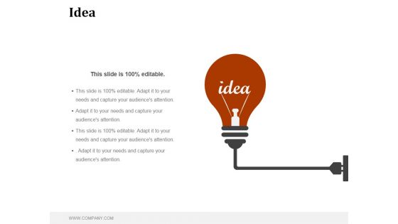 Idea Ppt PowerPoint Presentation Visual Aids