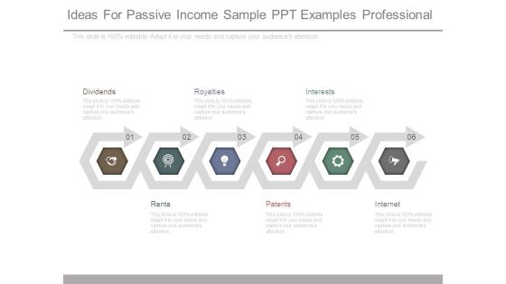 Ideas For Passive Income Sample Ppt Examples Professional