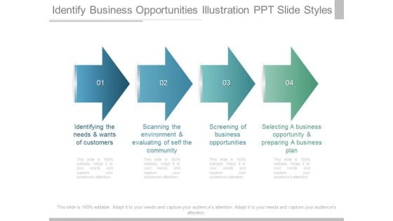 Identify Business Opportunities Illustration Ppt Slide Styles