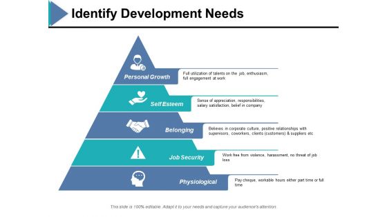 Identify Development Needs Ppt PowerPoint Presentation Professional Background Designs