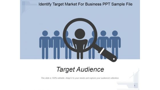 Identify Target Market For Business Ppt PowerPoint Presentation Background Image