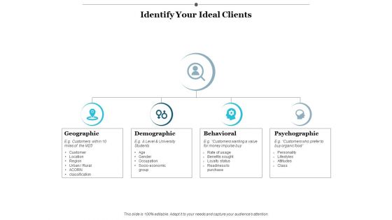 Identify Your Ideal Clients Ppt PowerPoint Presentation Summary Microsoft