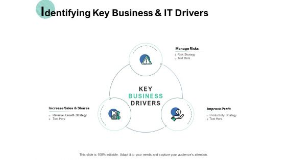 Identifying Key Business And It Drivers Ppt PowerPoint Presentation Show Slide Portrait