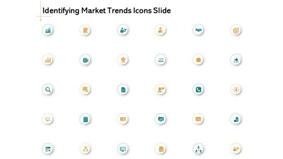 Identifying Market Trends Icons Slide Ppt Model Summary PDF
