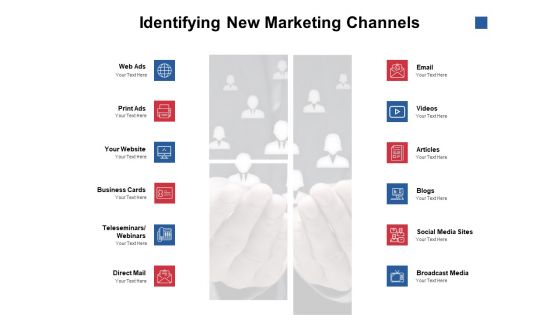 Identifying New Marketing Channels Ppt PowerPoint Presentation Slides Backgrounds