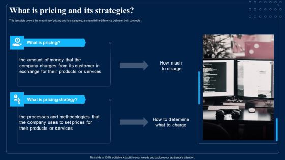 Identifying Optimum Pricing Methods For Business What Is Pricing And Its Strategies Mockup PDF