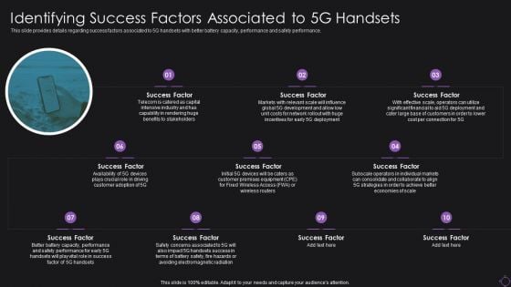 Identifying Success Factors Associated To 5G Handsets Brochure PDF