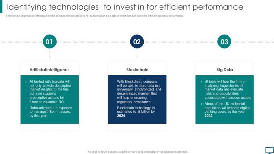 Identifying Technologies To Invest In For Efficient Performance Guidelines PDF Identifying Technologies To Invest In For Efficient Performance Guidelines PDF