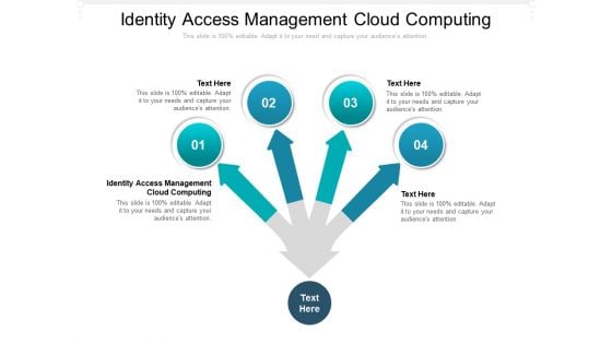 Identity Access Management Cloud Computing Ppt PowerPoint Presentation Infographic Template Tips Cpb Pdf