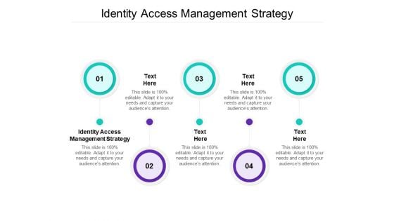 Identity Access Management Strategy Ppt PowerPoint Presentation Infographics Infographic Template Cpb