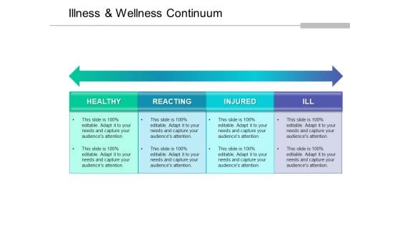 Illness And Wellness Continuum Ppt PowerPoint Presentation Portfolio Example Introduction