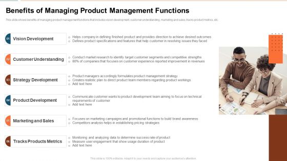 Illustrating Product Leadership Plan Incorporating Innovative Techniques Benefits Of Managing Product Sample PDF