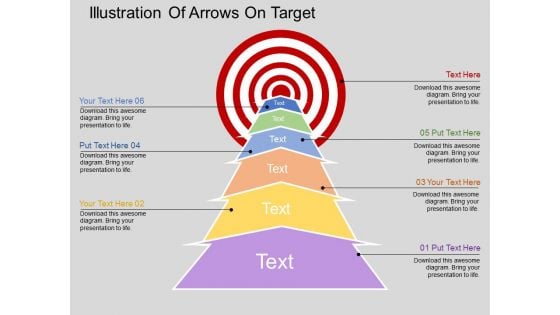 Illustration Of Arrows On Target Powerpoint Templates Illustration Of Arrows On Target Powerpoint Templates