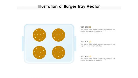 Illustration Of Burger Tray Vector Ppt PowerPoint Presentation Gallery Aids