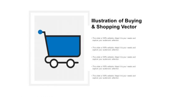 Illustration Of Buying And Shopping Vector Ppt Powerpoint Presentation Ideas Styles