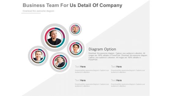 Illustration Of Customer Support Team Powerpoint Slides