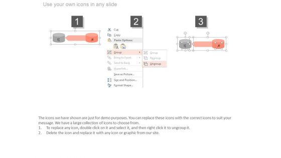 Illustration Of Database Tags And Icons Powerpoint Slides