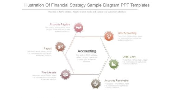 Illustration Of Financial Strategy Sample Diagram Ppt Templates