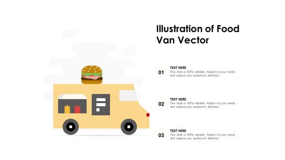 Illustration Of Food Van Vector Ppt PowerPoint Presentation Icon Diagrams