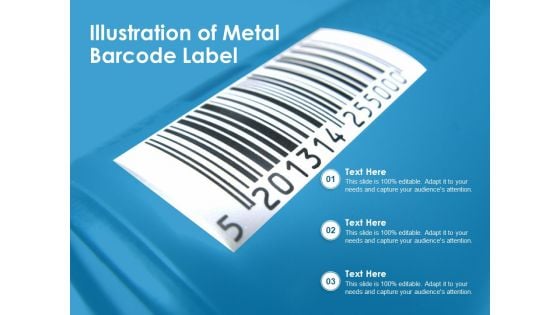 Illustration Of Metal Barcode Label Ppt PowerPoint Presentation File Summary PDF