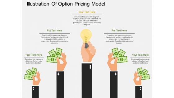 Illustration Of Option Pricing Model Powerpoint Template Illustration Of Option Pricing Model Powerpoint Template