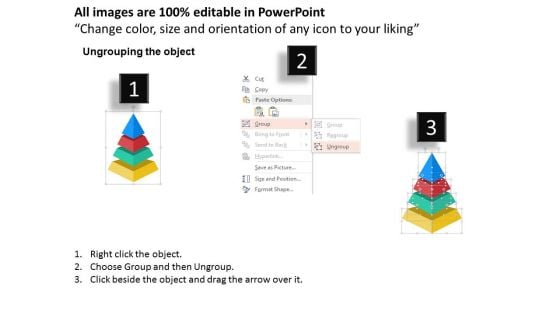 Illustration Of Pyramid Diagram Powerpoint Template