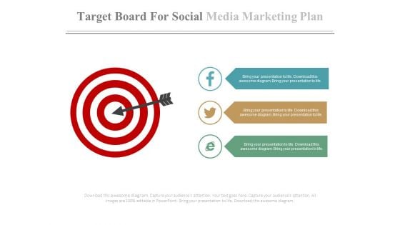 Illustration Of Social Media Targeting Powerpoint Slides