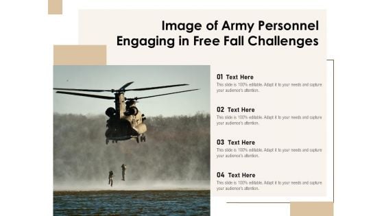 Image Of Army Personnel Engaging In Free Fall Challenges Ppt PowerPoint Presentation Portfolio Infographic Template PDF