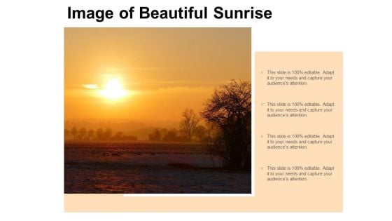 Image Of Beautiful Sunrise Ppt Powerpoint Presentation Infographic Template Icons