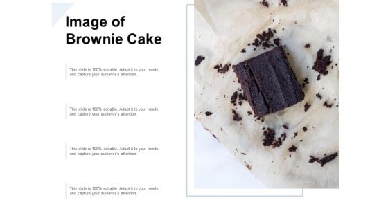 Image Of Brownie Cake Ppt PowerPoint Presentation Summary Slideshow