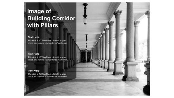 Image Of Building Corridor With Pillars Ppt PowerPoint Presentation Inspiration Elements