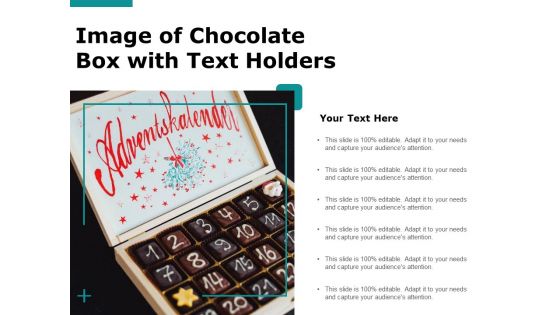 Image Of Chocolate Box With Text Holders Ppt PowerPoint Presentation Icon Summary PDF