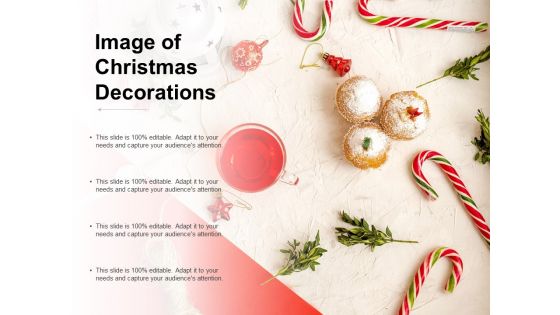 Image Of Christmas Decorations Ppt Powerpoint Presentation Portfolio Sample