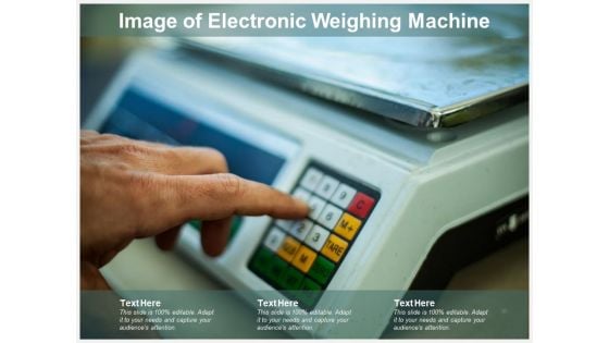 Image Of Electronic Weighing Machine Ppt PowerPoint Presentation Slides Aids
