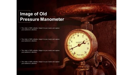 Image Of Old Pressure Manometer Ppt PowerPoint Presentation Professional Smartart