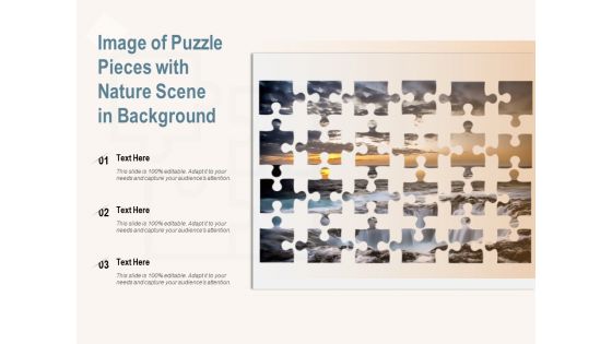 Image Of Puzzle Pieces With Nature Scene In Background Ppt PowerPoint Presentation Icon Graphics Image Of Puzzle Pieces With Nature Scene In Background Ppt PowerPoint Presentation Icon Graphics