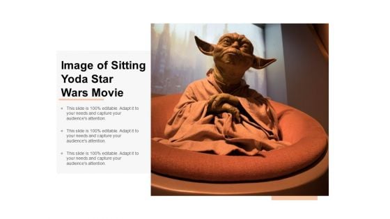 Image Of Sitting Yoda Star Wars Movie Ppt PowerPoint Presentation Portfolio Summary