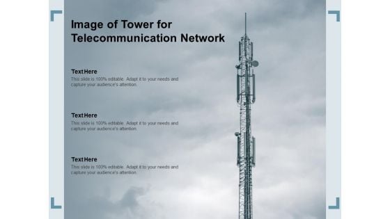 Image Of Tower For Telecommunication Network Ppt PowerPoint Presentation Model Structure