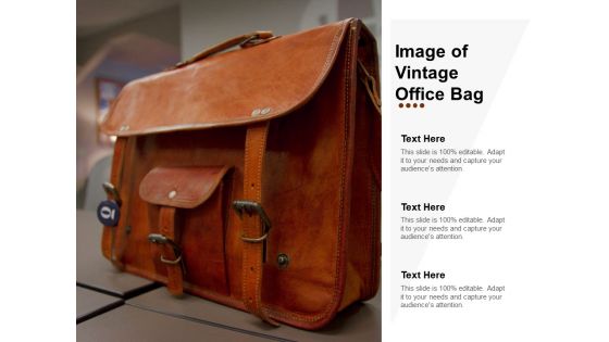 Image Of Vintage Office Bag Ppt Powerpoint Presentation File Format Ideas