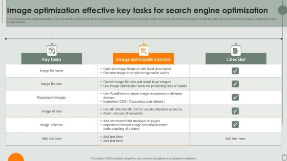 Image Optimization Effective Key Tasks For Search Engine Optimization Designs PDF