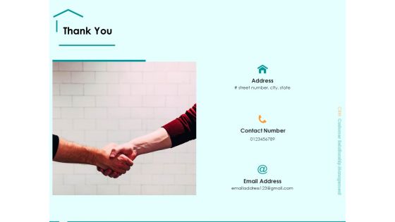 Immovable Property CRM Thank You Ppt PowerPoint Presentation Professional Slide Portrait