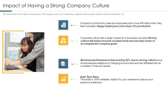 Impact Of Having A Strong Company Culture Download PDF