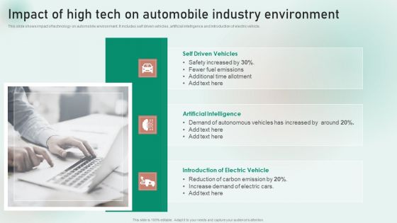 Impact Of High Tech On Automobile Industry Environment Microsoft PDF